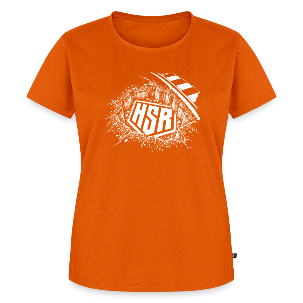 T-Shirt Femme - Logo Ground - orange 