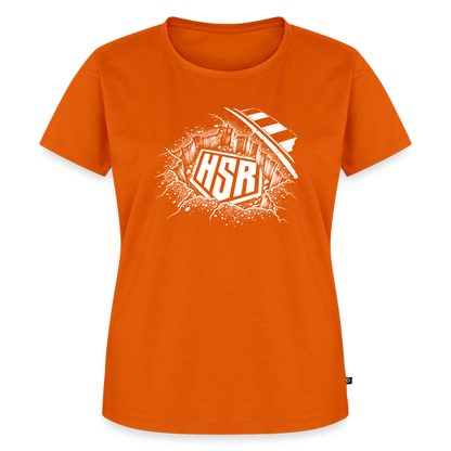 T-Shirt Femme - Logo Ground - orange 