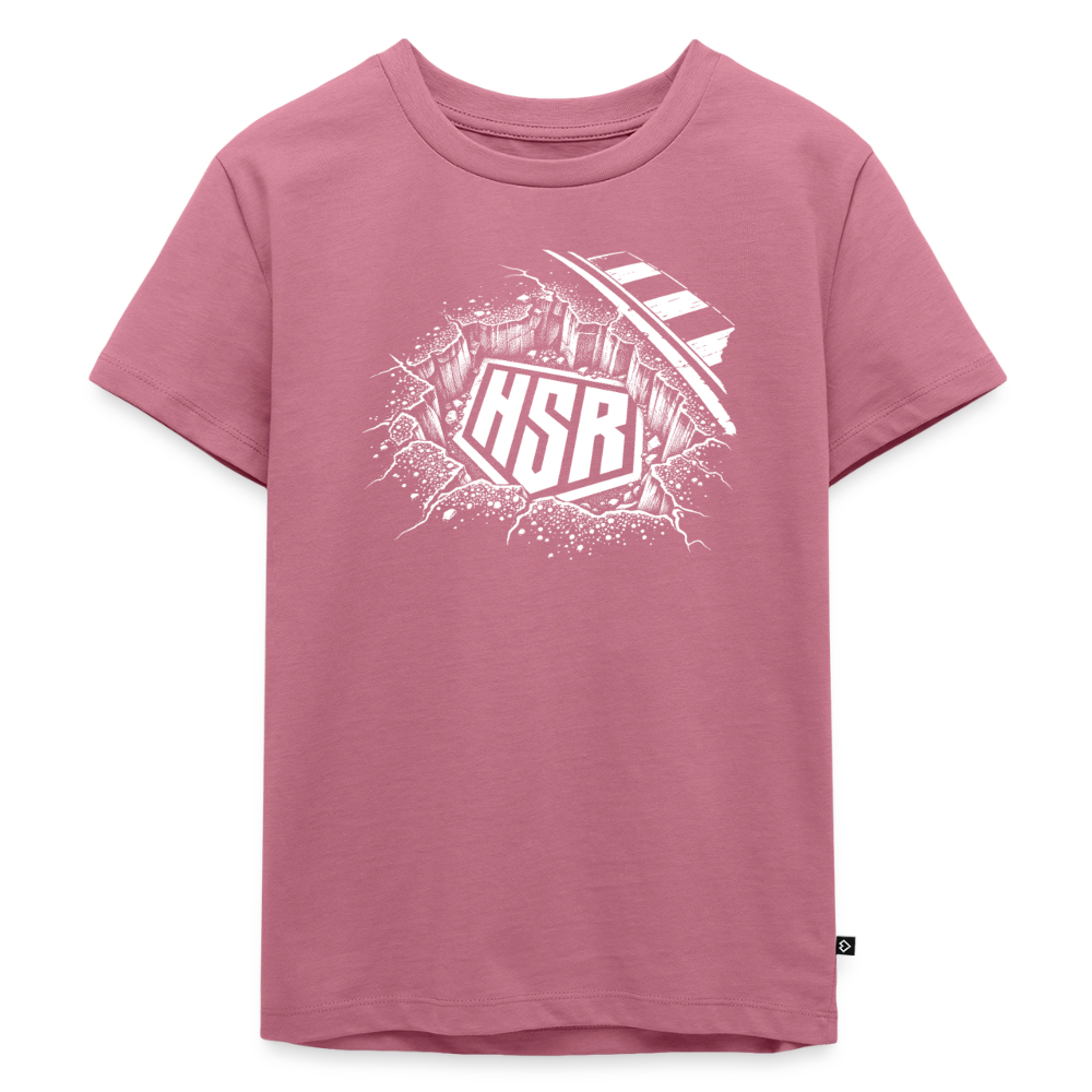 T-Shirt Enfant - Logo Ground - mauve