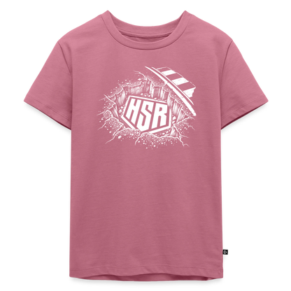 T-Shirt Enfant - Logo Ground - mauve