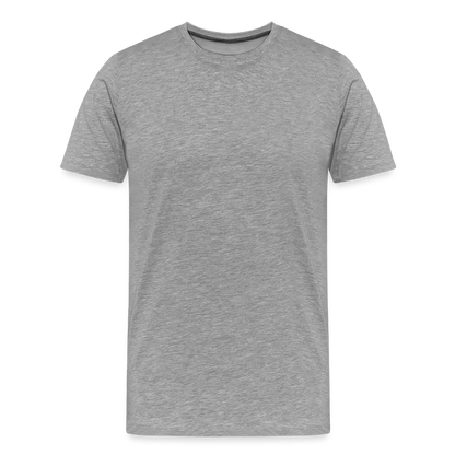 T-Shirt Homme - #RideAsYouAre (Back) - gris chiné
