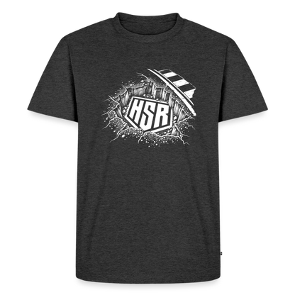 T-Shirt Homme - Logo Ground - anthracite chiné
