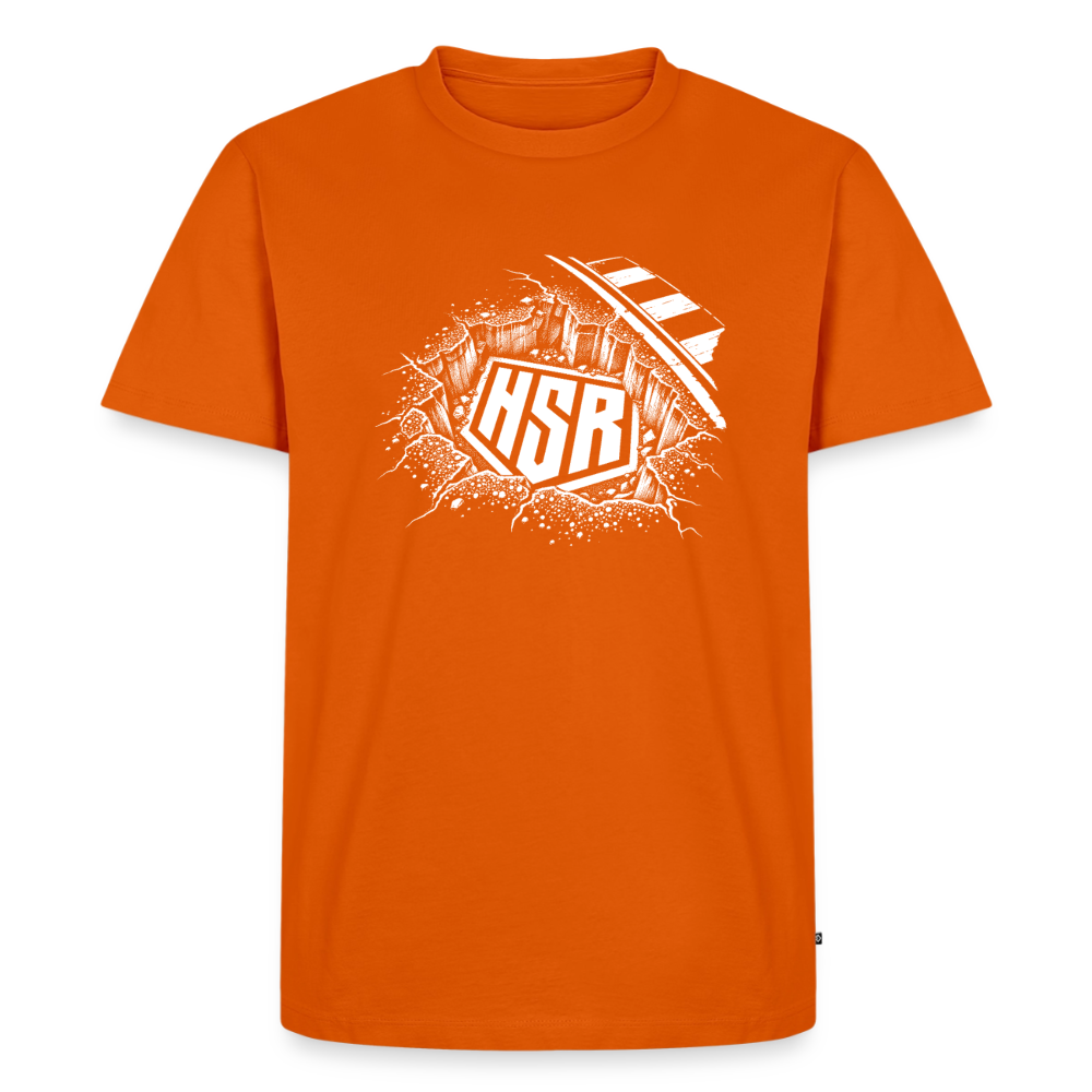T-Shirt Homme - Logo Ground - orange 