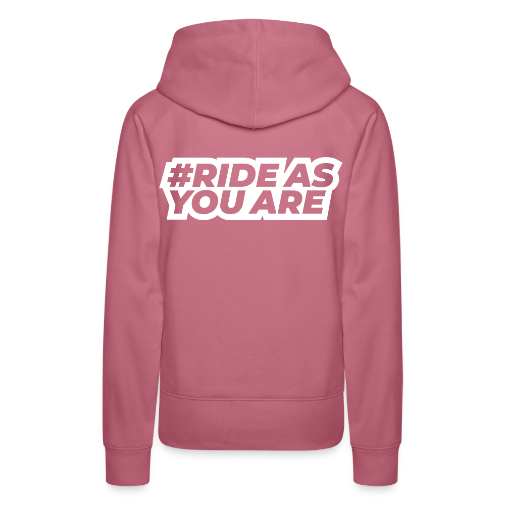 Hoodie Femme - HSR Classic - mauve