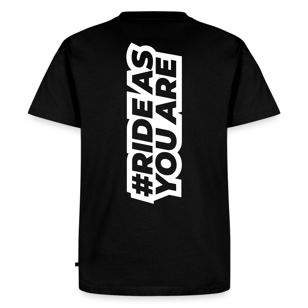 T-Shirt Homme - #RideAsYouAre (Back) - black