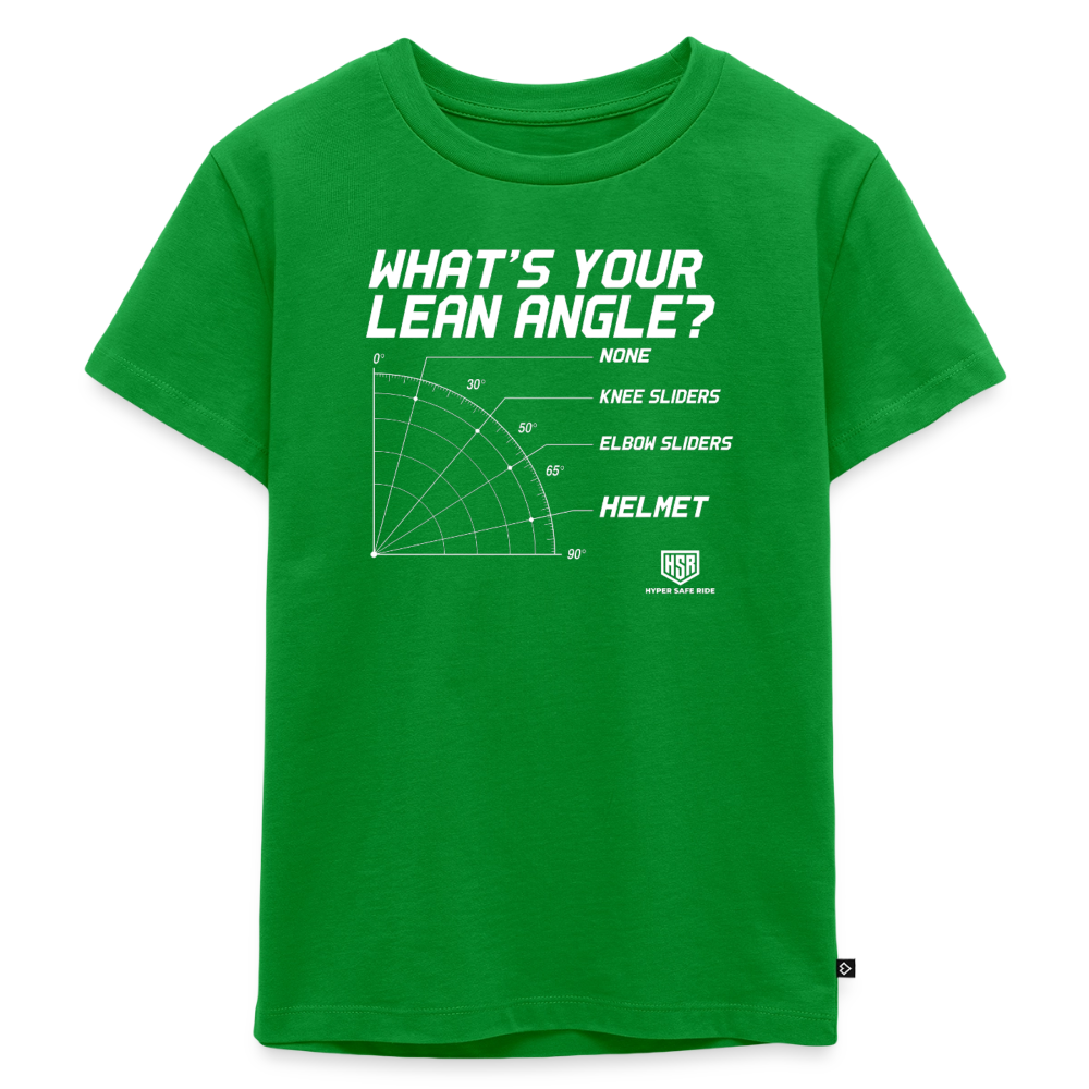 T-Shirt Enfant - What's Your Lean Angle - vert