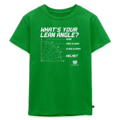 T-Shirt Enfant - What's Your Lean Angle - vert