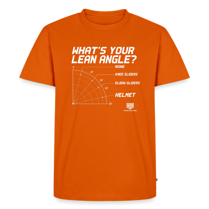 T-Shirt Homme - Find Your Line - orange 
