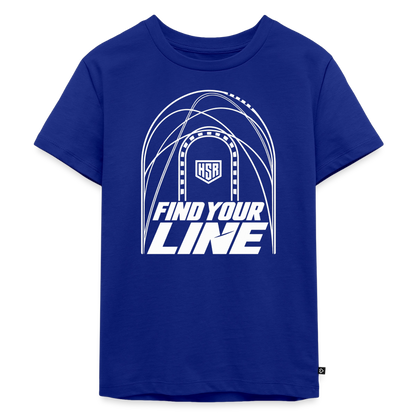 T-Shirt Enfant - Find Your Line - bleu roi