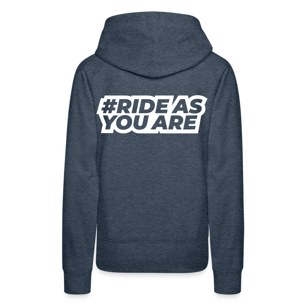 Hoodie Femme - HSR Classic - bleu jeans