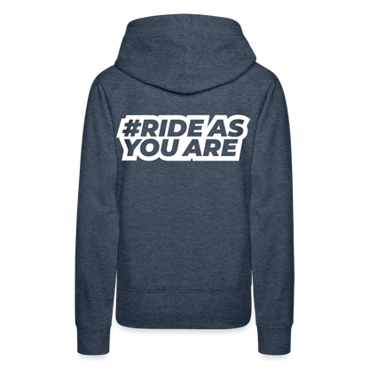 Hoodie Femme - HSR Classic - bleu jeans