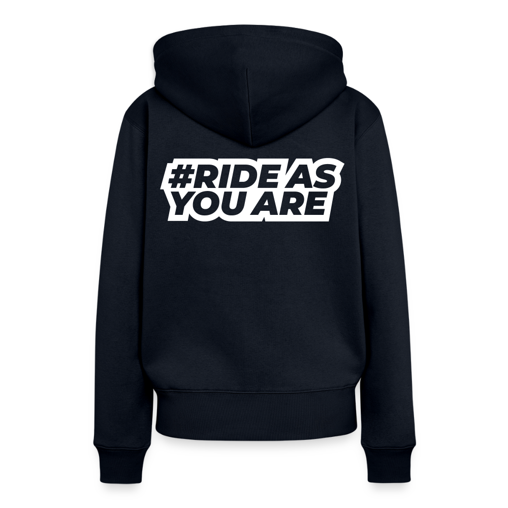 Hoodie Femme - HSR Classic - bleu marine