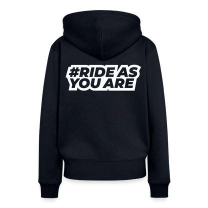 Hoodie Femme - HSR Classic - bleu marine