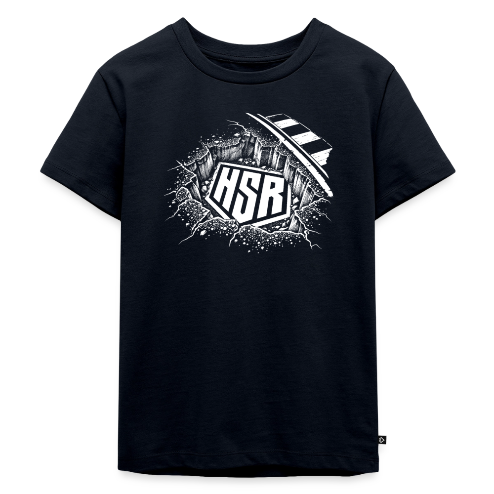 T-Shirt Enfant - Logo Ground - bleu marine