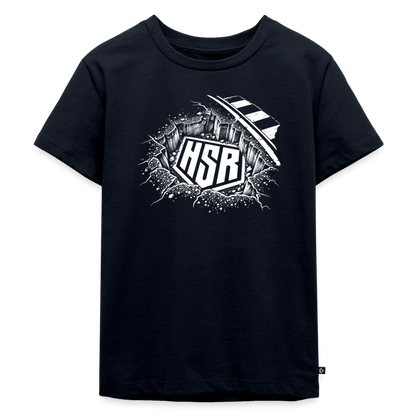 T-Shirt Enfant - Logo Ground - bleu marine
